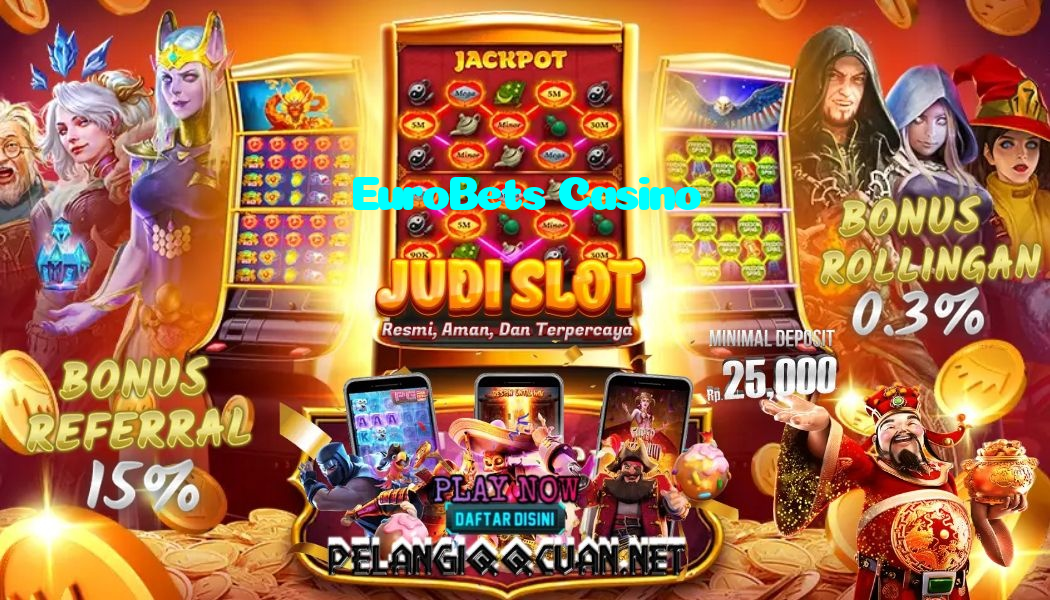 EuroBets Casino casino presented on mobile device in Pakistan with slots and live games