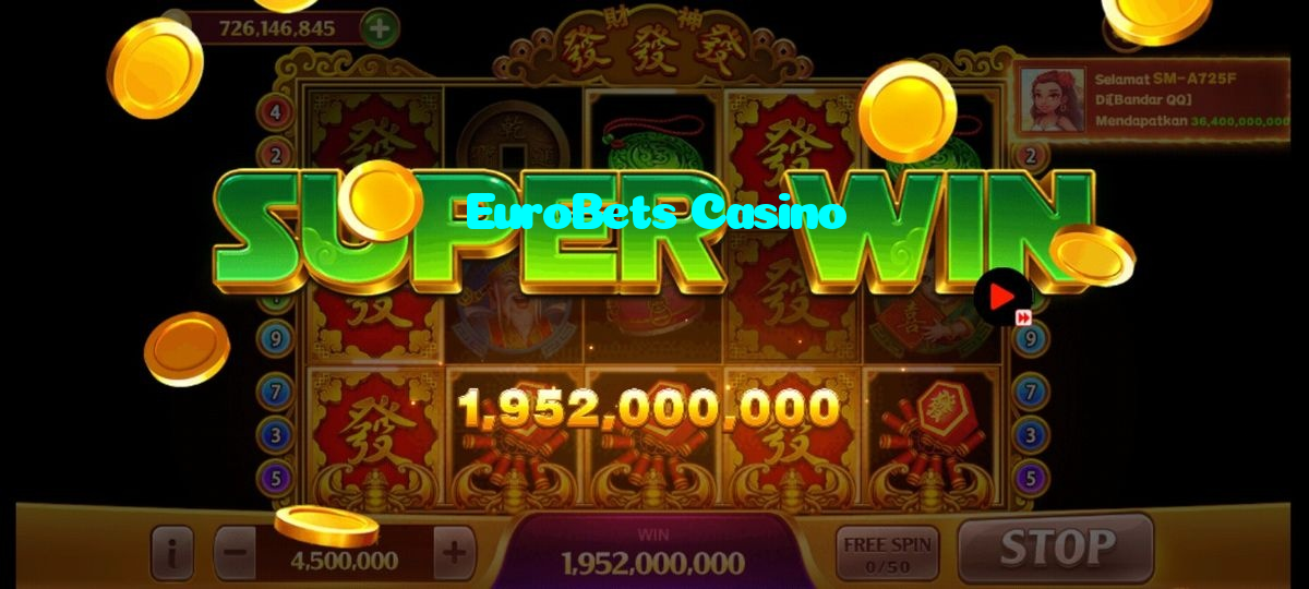 available types of EuroBets Casino bet including pre-match live express and system bets